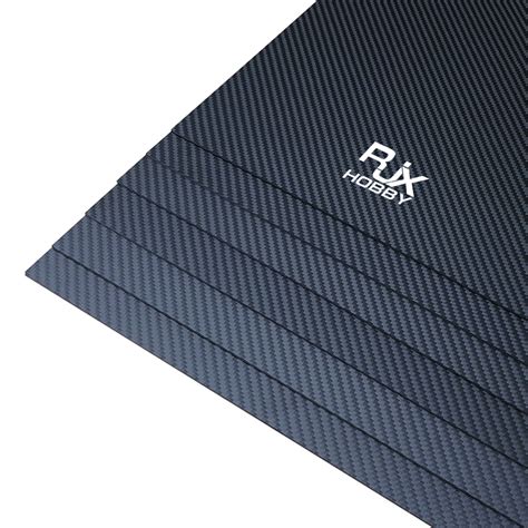 Rjxhobby Pcs K Full Carbon Fiber Sheet X X Mm Twill