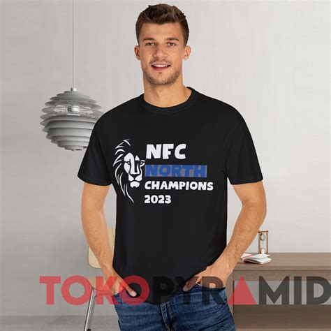 Detroit Lions 2023 Nfc North Division Champions T Shirt Tokopyramid