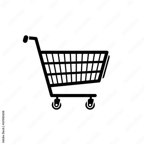 Full Shopping Cart Silhouette