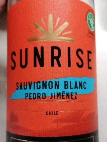 Sunrise Sauvignon Blanc Pedro Jiménez Vivino US