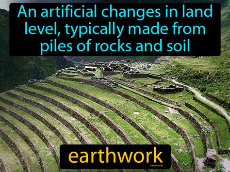 Earthwork Definition Image Flippy Flashcards