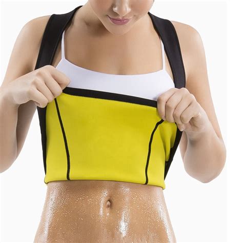 Neoprene corpo shaper colete suor emagrecimento shapewear sauna ginásio