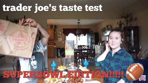 TRADER JOE S TASTE TEST SUPERBOWL EDITION VEGAN YouTube