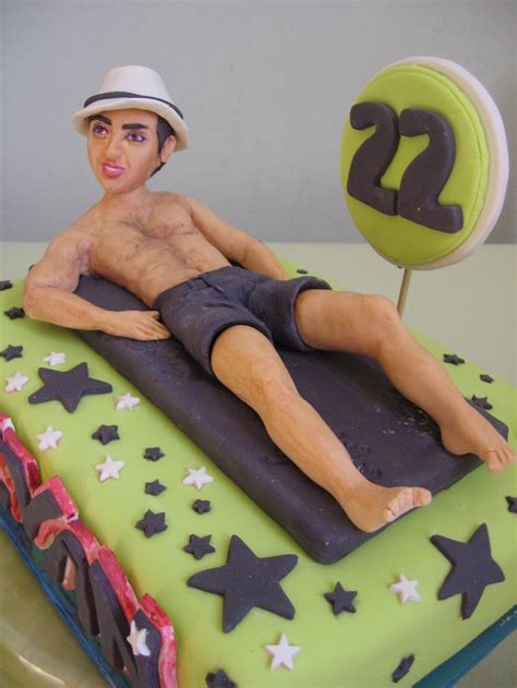 Manly man cake | Beach cakes, Cakes for men, Cake toppers