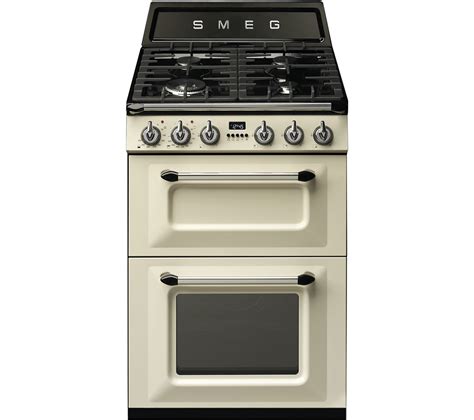 piano de cuisson SMEG TR62P 4 foyers Crème Cuisinière BUT