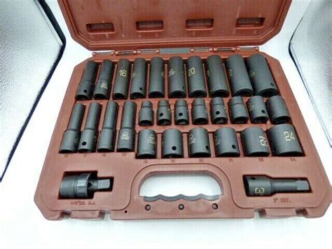 Matco Piece Socket Set Deep Impact Drive Socket Set Deep