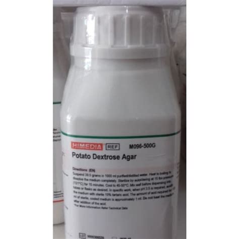 Jual Potato Dextrose Agar PDA 500 Gram HImedia M096 500G Shopee