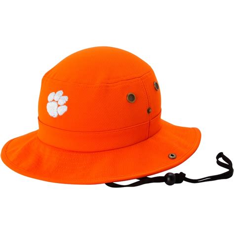 Clemson Tigers Top Of The World Angler Bucket Hat Orange