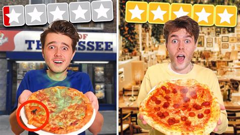 Worst Reviewed Restaurant Vs Best Reviewed Restaurant Youtube