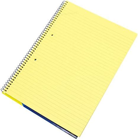 Pack Of Spiral Memory Aid A Yellow Page Paper Notepad Legal