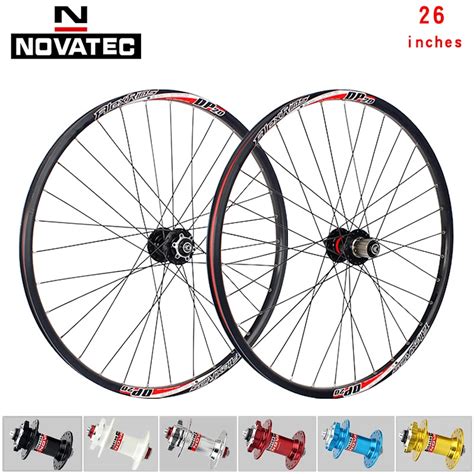 Novatec Mountain Bike Wheelset 26 Inch D041d042 Aluminum V Brakedisc