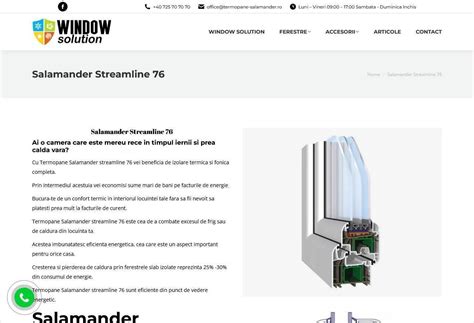 Salamander Streamline Termopane Bucuresti Termopan