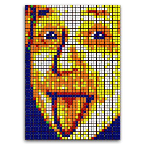 Rubik S Cube Einstein Portraits Stuff