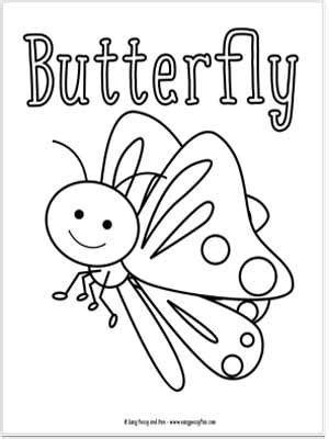 Little Bugs Coloring Pages for Kids - Easy Peasy and Fun