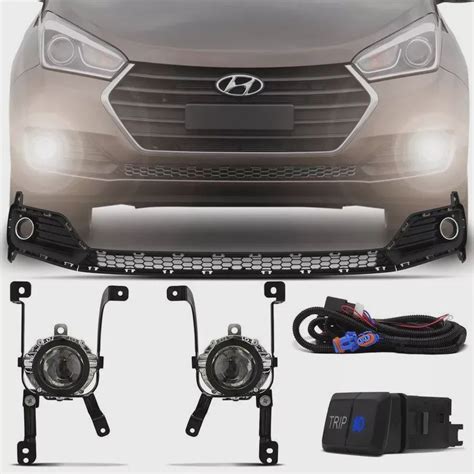 Kit Farol De Milha Completo Hyundai Hb20 2016 2017 2018 2019 Hb20s 2016