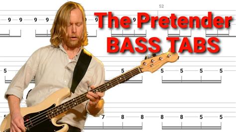 Foo Fighters The Pretender Bass Tabs Tutorial Lesson Youtube