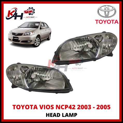 Taiwan Toyota Vios Ncp Head Lamp Light Lampu Depan