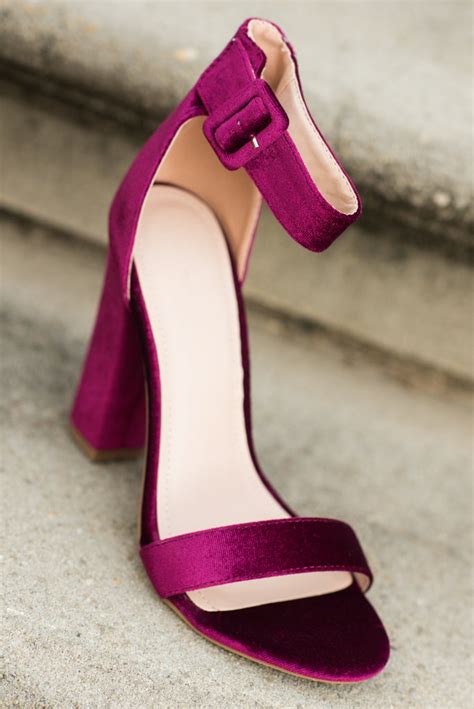 Cocktail Party Heels, Wine – The Mint Julep Boutique