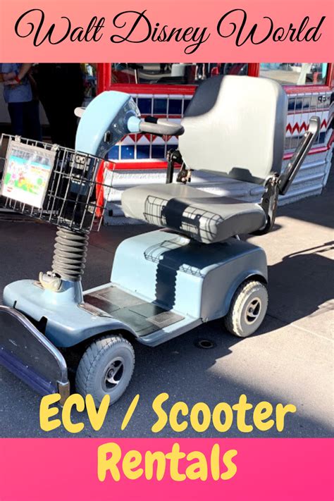 Ecv Scooter Rentals At Walt Disney World Scooter Rental Disney World