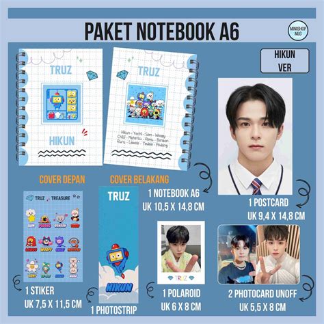 Jual Paket Hemat Notebook Truz Treasure Fankit Treasure Truz