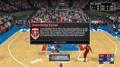 NBA 2K17 How To Get Grand Badge Point Forward Pro YouTube