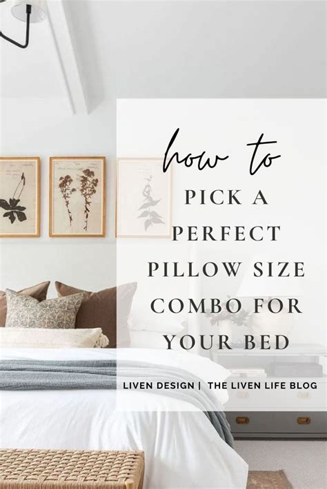 How To Guide: Pillow Size Combinations for the Bed | Bed pillow sizes ...