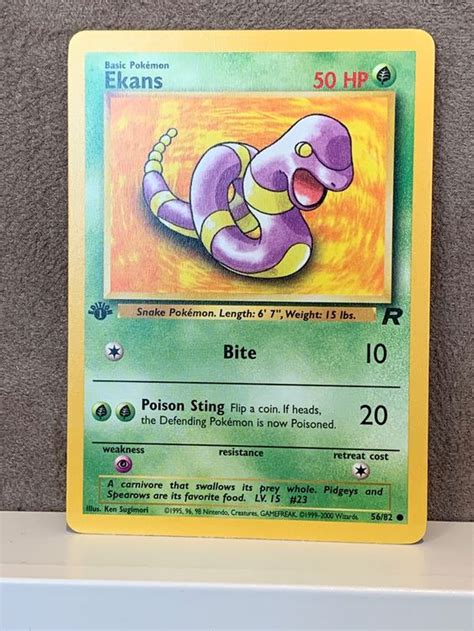 Edition Ekans Eng Pokemon Team Rocket Kaufen Auf Ricardo