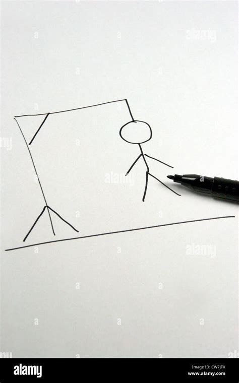 Hangman gallows hi-res stock photography and images - Alamy