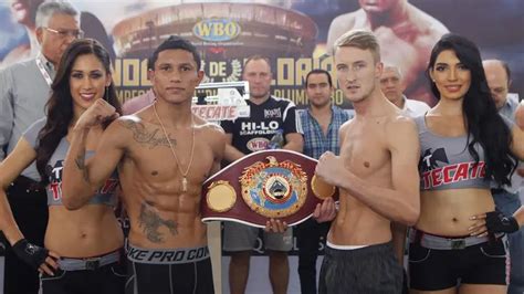 Miguel Alacrán Berchelt y George Jupp en peso TUDN Boxeo TUDN