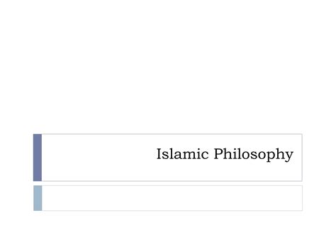 History Of Islamic Philosophy 7
