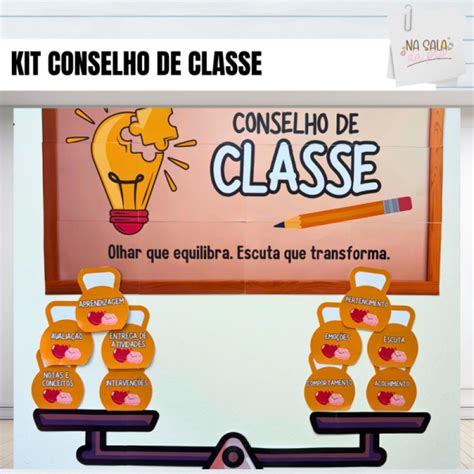 Conselho De Clase - Kit Conselho de Classe Escolar - Na Sala da Prô