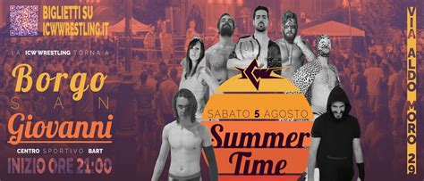 Icw Info E Match Annunciati Per Summer Time 2023” Zona Wrestling