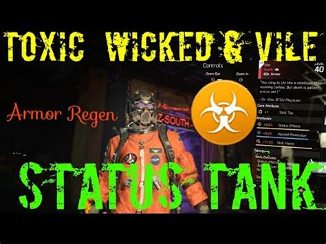 THE DIVISION 2 MOST TOXIC WICKED VILE BUILD VIDEO CAST STATUS