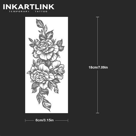 Inkartlink Inkartlink Innovative Technology Tattoos Semi Permanent Flower Tattoos Realistic