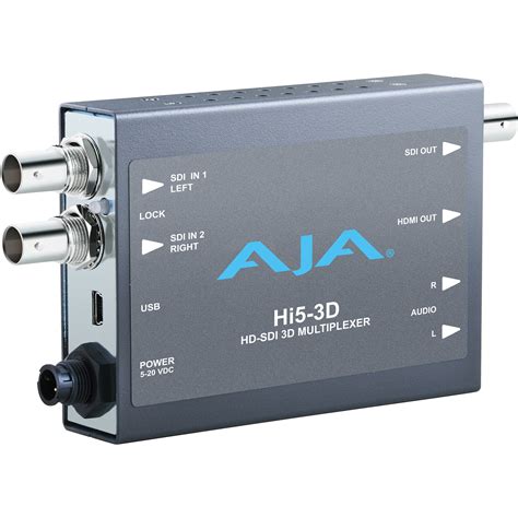 Aja Hi5 3d Dual Hd Sdi To Hdmi 3d Multiplexer Hi5 3d Bandh Photo