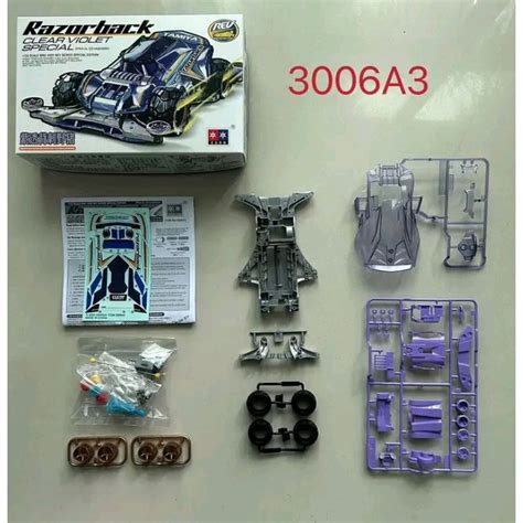 Jual Mobil Balap Tamiya Mini Wd Razor Back Clear Violet Special Fma