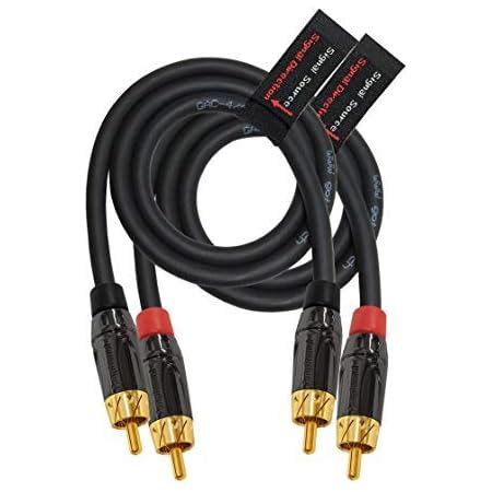 Amazon Foot Rca Cable Pair Gotham Gac Black Star Quad