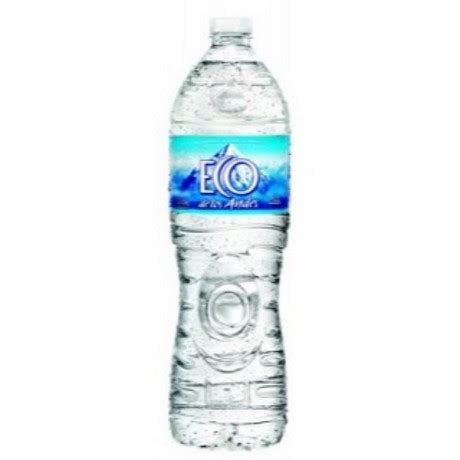 AGUA MINERAL ECO DE LOS ANDES SIN GAS BOTELLA X 1 500 CC Super MaMi