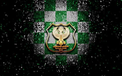 Al Masry Sc Glitter Logo Egyptian Premier League Green White