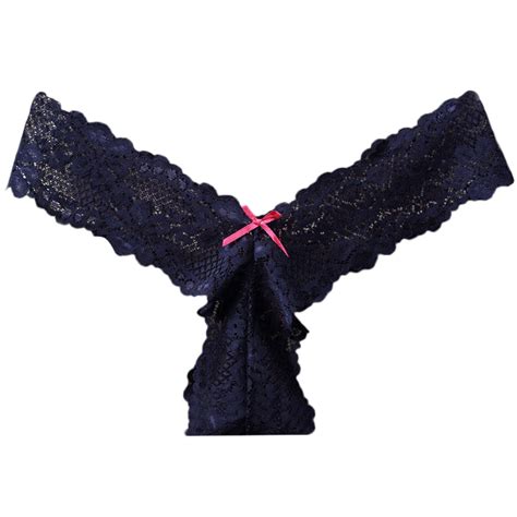 Yuhaotin Lingerie New Hot Panties For Women Crochet Lace Lace Up Panty