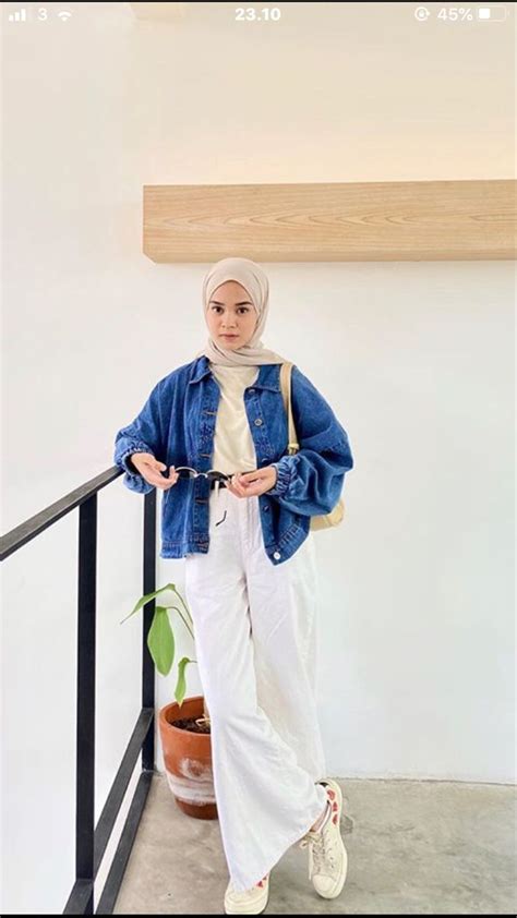 Ootd Kemeja Jeans Hijab Atelier Yuwa Ciao Jp