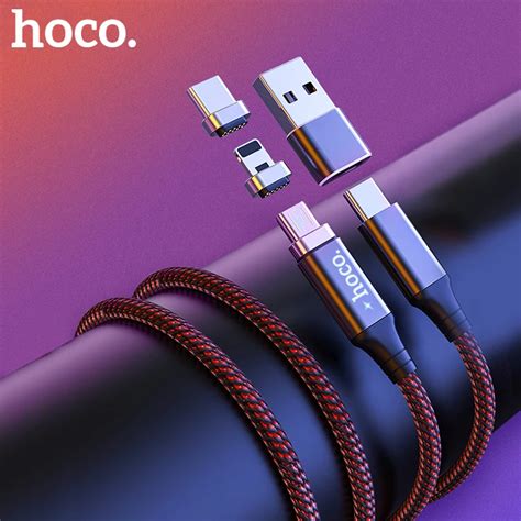 Hoco Cable Usb Tipo C Magn Tico En W A W Pd Carga