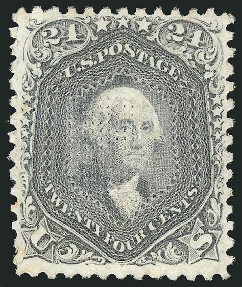 US Stamp Prices Scott Cat. #99 - 1869 24c Washington Grill