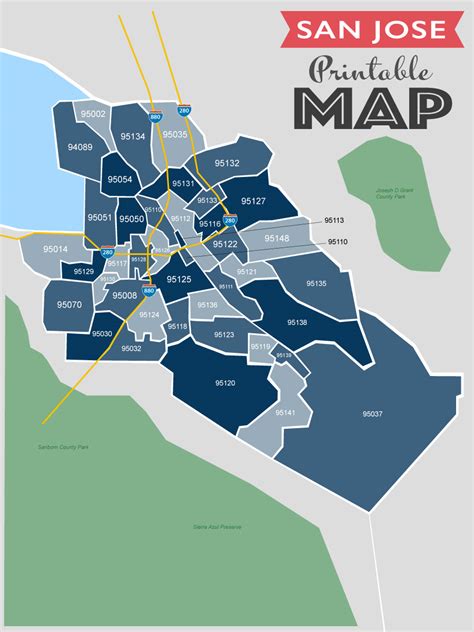 San Jose Zip Code Map [Updated 2022]