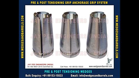 Pre Post Tensioning Wedges Grip System Wedges 2 Part Wedges 3 Part