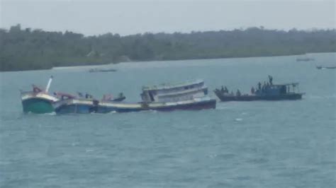 Perangi Illegal Fishing KKP Tenggelamkan 10 Kapal Berbendera Vietnam