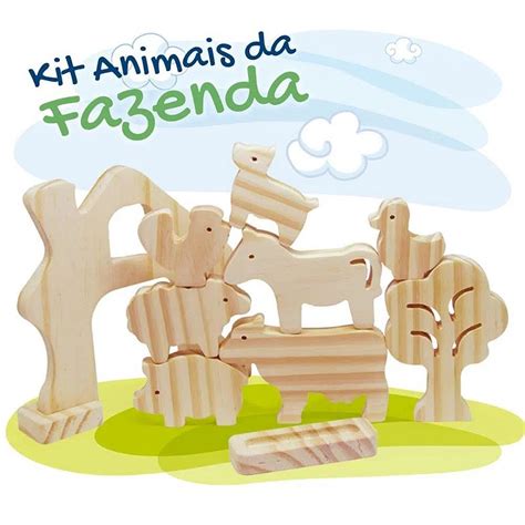 Kit Animais Da Fazenda Pachu Casa Do Brinquedo Melhores Pre Os E