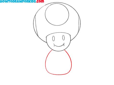 How To Draw Toad From Super Mario Drawing Tutorial For Kids