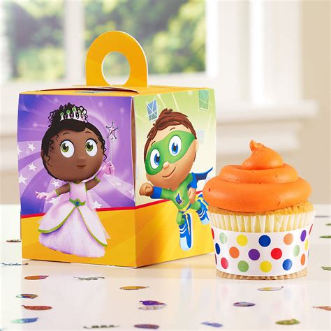 Super Why Cupcake Boxes Thepartyworks