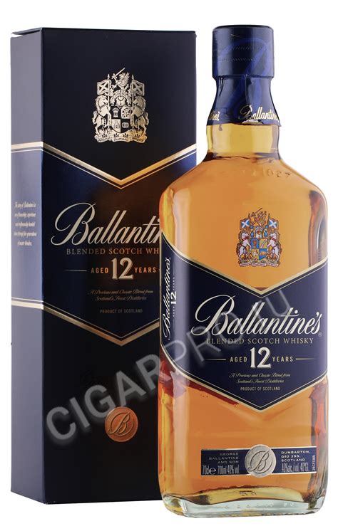 Ballantines 12 years купить Виски Балантайнс 12 лет 0.7л в подарочной ...